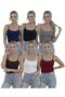 Women's Strappy Bodysuit 6-Pack Basic Thin Strappy Flexible Daily Top