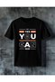Abstract Design Coral Color Printed Oversize T-Shirt