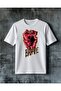 Brave Heart Printed Oversize T-Shirt