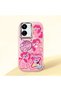 Poco C65 Compatible Shock-Absorbing Camera Protected Pink Silicone Case