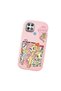 Oppo A15/A15S Compatible Shock-Absorbing Camera Protected Pink Silicone Case - 3