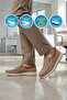 Sand Nubuck Genuine Leather Men's Casual Shoes - 3