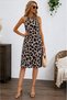Women's Short Single Jersey Dress with Open Ring Detail on the Shoulders and Tie Back Detail - 2