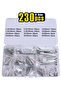 230Pcs Cotter Pin Assortment Kit J - Stainless Steel 12 Sizes Cotter Pin Set for Hitch Pin Lock S... - 8