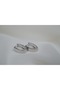 Kp461 Minimalist and Modern Luxury Oval Silver Earrings (Length 20 mm)