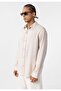 Basic Oversize Long Sleeve Linen Shirt - 3