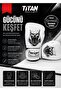 White Boxing Gloves, Special Model with Wild Wolf Print