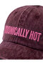 قبعة بيسبول مطرزة قابلة للغسل بتصميم ''IRONICALLY HOT'' - 3