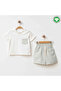Sage Daily Linen Organic Shorts Set - 5