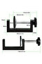 4pcs 4Pcs fixture, fixture range 10-57mm table clips, adjustable screw clips, small universal table - 2