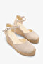 Viyetra Women's Genuine Leather Wedge Sandals - Beige Suede - 2
