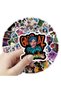 Bandai 50pcs Gorillaz Graffiti Cartoon Animation Character Luggage Notebook Waterproof Cutting Film - 4