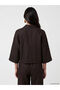 Nevavm Crop Linen Blend Women's Shirt with a Difference - 4