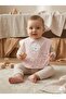 Cute Ballerina Bear Patterned Baby Food Bib with Pockets - 2