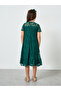 Girls Short Sleeve Lace Dress - 4