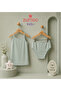 Children's 100% Cotton Flexible Undershirt-Panties Set - 2
