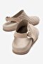 Women's Ankle Strap Sandals Real Suede Leather Zy 4137 Suede Beige - 3