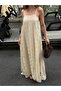 Yellow Embroidered Dress - 3437 - 2