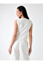 Marciano linen-blend vest - 4
