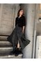Vera Asymmetrical Midi Skirt Women's Dark Khaki - 4