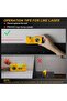2-in-1 Laser Spirit Level, Mini Torpedo Level with LED Light, Rotatable Magnetic Pocket Leveler - 5