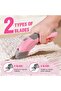 4V Cordless Electric Scissors with 2 blades, Fabric, Leather, Carpet, Cardboard Cutter, 2000 mAh - 2