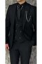 Full Set Vest Suit Black