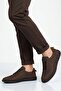 Brown Genuine Leather Men's Casual Shoes 2299 m - 2