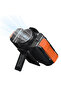 Portable Waist Fan with Bluetooth Speaker and Led Headlight 8000mAh Battery, 5-Speed Hands-Free