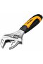 Stubby Adjustable Wrench 165mm 6.5 Inch Compact Adjustable Jaw Steel Grip Tool for Plumbing Maintenance Mechanical Repair and General Workshop Applications