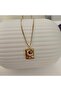Book End Detailed Chain Necklace - 2