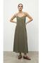 Thin Straps V-Neck Maxi Dress - 2