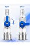 Silk Route Heavy Duty High Pressure Washer Ball Valve Kit 3/8 NPT Quick Connector 4500 PSI for Power Washer Hose Control Water Flow Switch with Raw Material Belt - 3