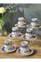 Brenda Pudra El Boyama 6-Person Turkish Coffee Cup Set - 90 ml - 6
