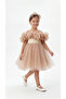 Ruffled Crowned Girl's Dress - 3