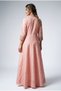 Rochie eleganta lunga din bumbac si matase - 2