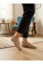 Isla Cream Wicker Weave Texture Flat Sole Slip-On Women's Loafer Ballet Shoes - 3