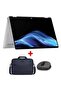 OmniBook 5 Flip Laptop, Intel Core 7-150U Processor, 24 GB RAM, 1TB SSD, Windows 11 Home, Glacier Silver, 14-FP0034N + Bundle - 7