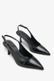 Elio Women's Heeled Shoes - Black Crocodile - 2