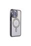 Apple iPhone 15 Pro Max Case Joke Silvery Magneticsafe Case - Black