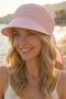 Women's Safari Tie-Up Brim Bandana Beach Hat