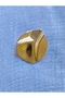 Z.A.R.A Model Shaped Metal Button (Non-Tarnishable) 2cm Small Size 6 Pieces Gold. - 6