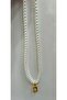 Stoned Pearl Beaded Gold Color Plated Gramweight Necklace - 3