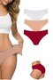 Glb-Stl41414 3 Pieces Women's Seamless Laser Cut Flexible Non-Marking Panties S7