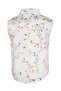 Organic Front-Tie Floral Summer Baby Girl Shirt - 4