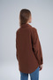 2-Piece Linen Shirt 100% Cotton Brown Beige - 4