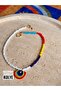 Glass Bead Natural Stone Design Colorful Necklace - 2