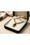 Natural Stone Women's Necklace Green Aventurine Stone Jade Stone Steel Gold Detailed Bohemian Jewelry - 3