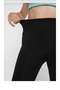 Women's Black High Waist Pocket Detailed Gathering Diving Leggings – Sports and Daily Use - 5
