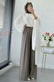 Premium Bat Sleeve Asymmetrical Modal Blouse – White - 6